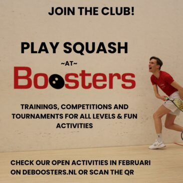Open (squash) activities in February 2025