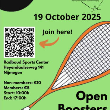 Open Boosters Tournament 19 October 2025